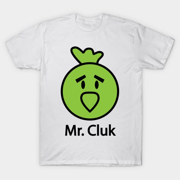 Mr. Cluk (Mr. Yuk's Offspring) T-Shirt by albinochicken